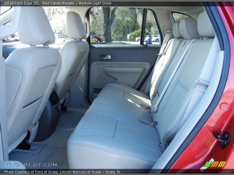 Rear Seat of 2010 Edge SEL