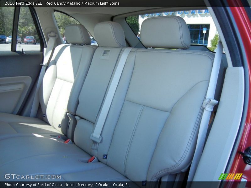 Red Candy Metallic / Medium Light Stone 2010 Ford Edge SEL