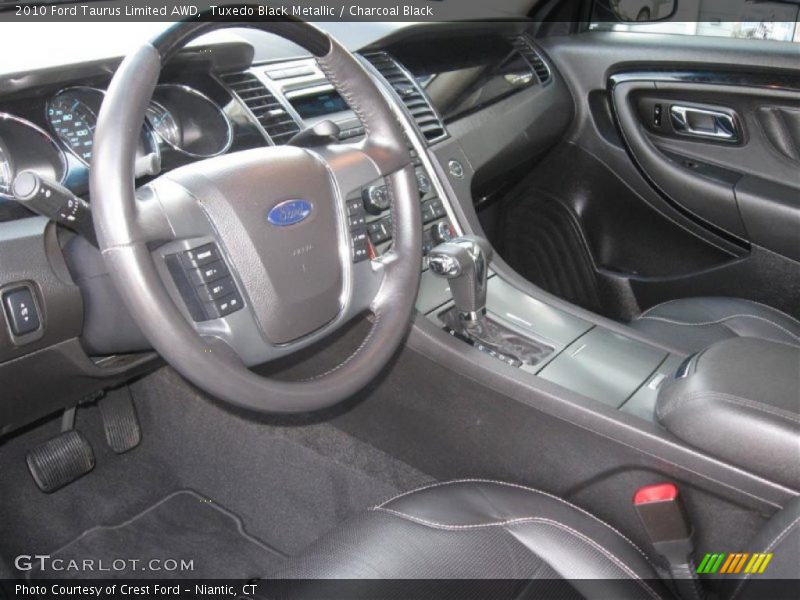 Tuxedo Black Metallic / Charcoal Black 2010 Ford Taurus Limited AWD
