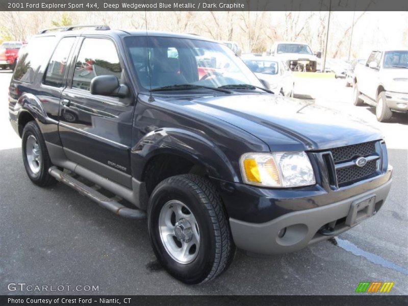 Deep Wedgewood Blue Metallic / Dark Graphite 2001 Ford Explorer Sport 4x4