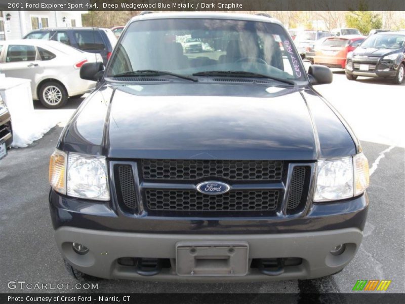 Deep Wedgewood Blue Metallic / Dark Graphite 2001 Ford Explorer Sport 4x4