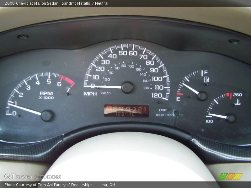 Sandrift Metallic / Neutral 2000 Chevrolet Malibu Sedan