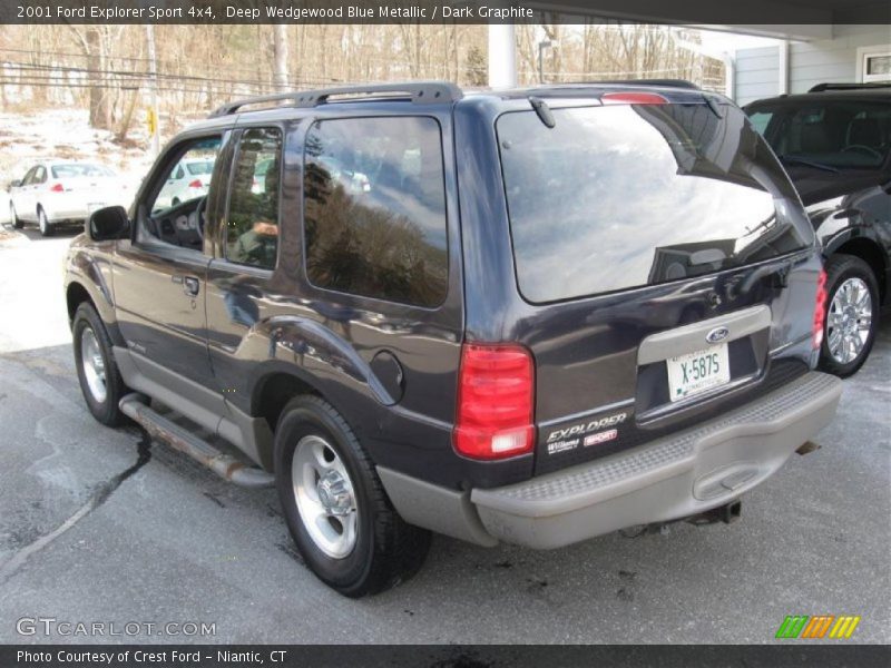 Deep Wedgewood Blue Metallic / Dark Graphite 2001 Ford Explorer Sport 4x4