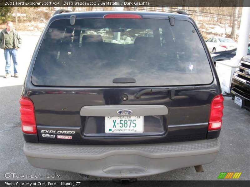 Deep Wedgewood Blue Metallic / Dark Graphite 2001 Ford Explorer Sport 4x4