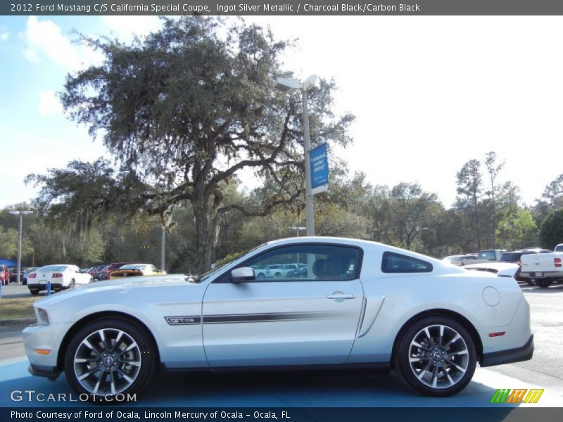 Ingot Silver Metallic / Charcoal Black/Carbon Black 2012 Ford Mustang C/S California Special Coupe