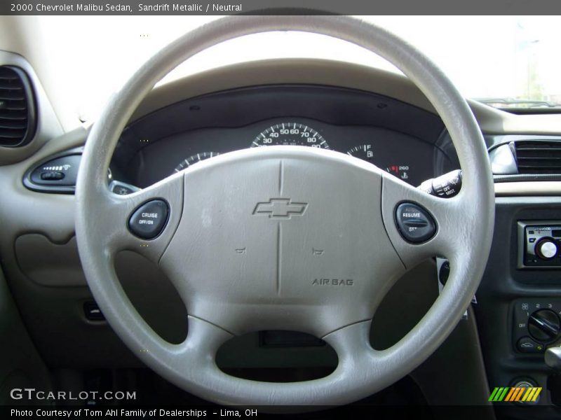 Sandrift Metallic / Neutral 2000 Chevrolet Malibu Sedan