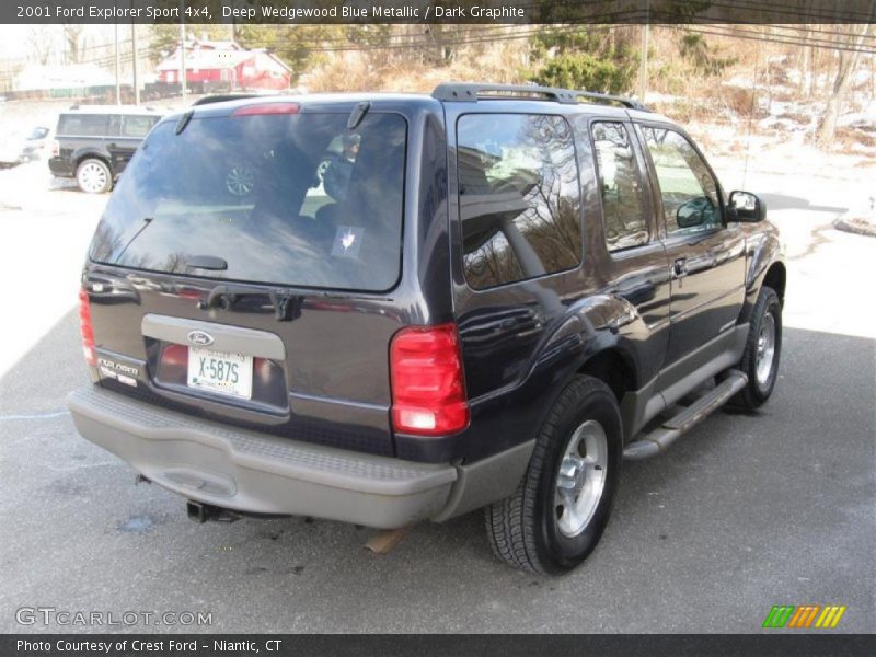Deep Wedgewood Blue Metallic / Dark Graphite 2001 Ford Explorer Sport 4x4