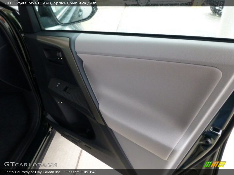 Spruce Green Mica / Ash 2013 Toyota RAV4 LE AWD