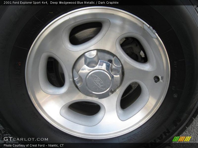 Deep Wedgewood Blue Metallic / Dark Graphite 2001 Ford Explorer Sport 4x4