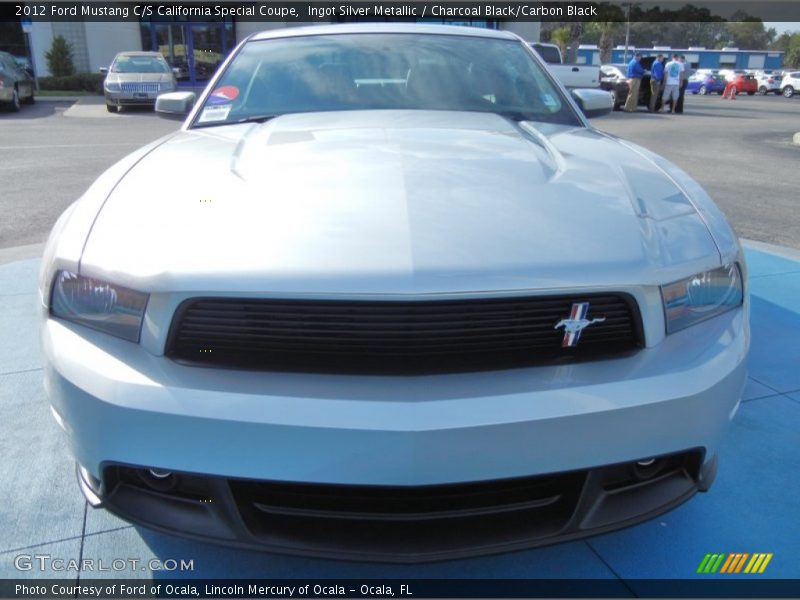 Ingot Silver Metallic / Charcoal Black/Carbon Black 2012 Ford Mustang C/S California Special Coupe