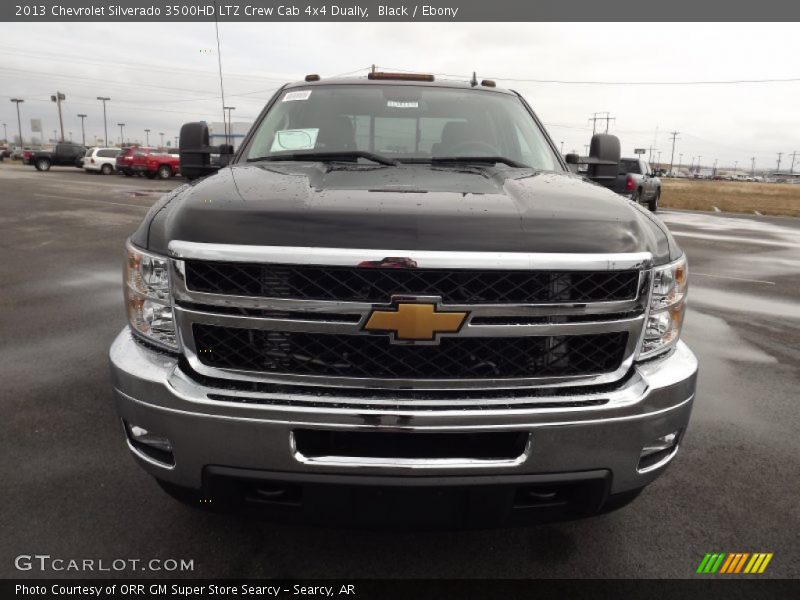 Black / Ebony 2013 Chevrolet Silverado 3500HD LTZ Crew Cab 4x4 Dually