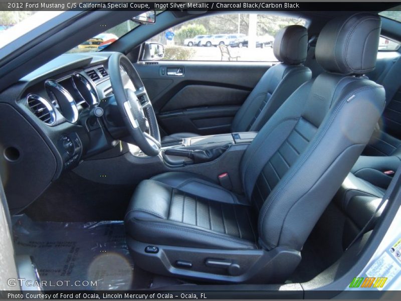 Front Seat of 2012 Mustang C/S California Special Coupe