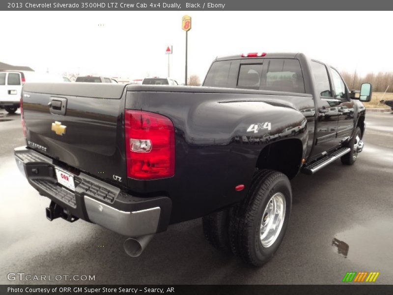 Black / Ebony 2013 Chevrolet Silverado 3500HD LTZ Crew Cab 4x4 Dually