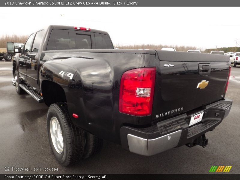 Black / Ebony 2013 Chevrolet Silverado 3500HD LTZ Crew Cab 4x4 Dually