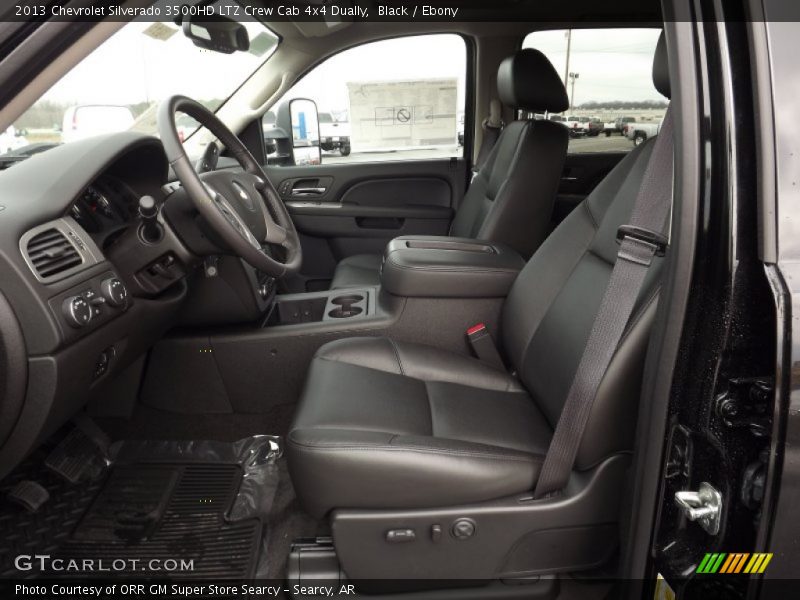 Front Seat of 2013 Silverado 3500HD LTZ Crew Cab 4x4 Dually
