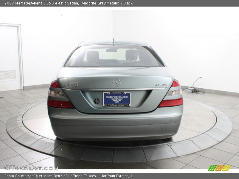 Andorite Grey Metallic / Black 2007 Mercedes-Benz S 550 4Matic Sedan