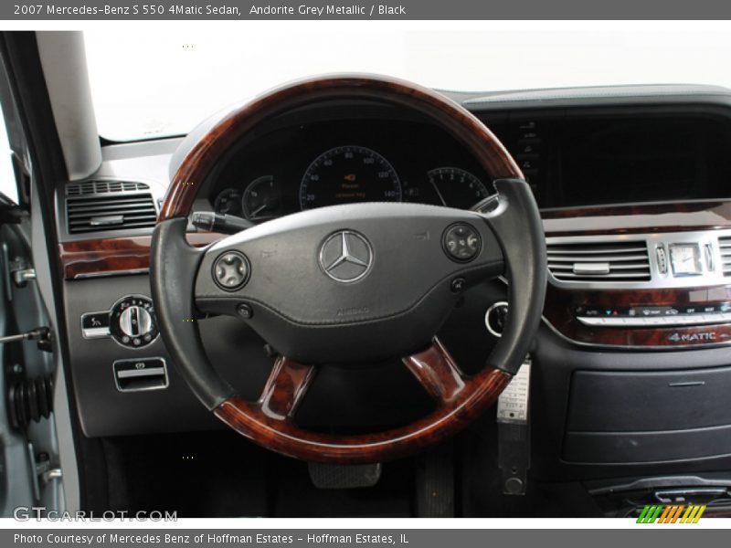  2007 S 550 4Matic Sedan Steering Wheel