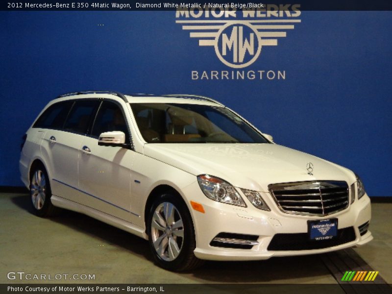 Diamond White Metallic / Natural Beige/Black 2012 Mercedes-Benz E 350 4Matic Wagon