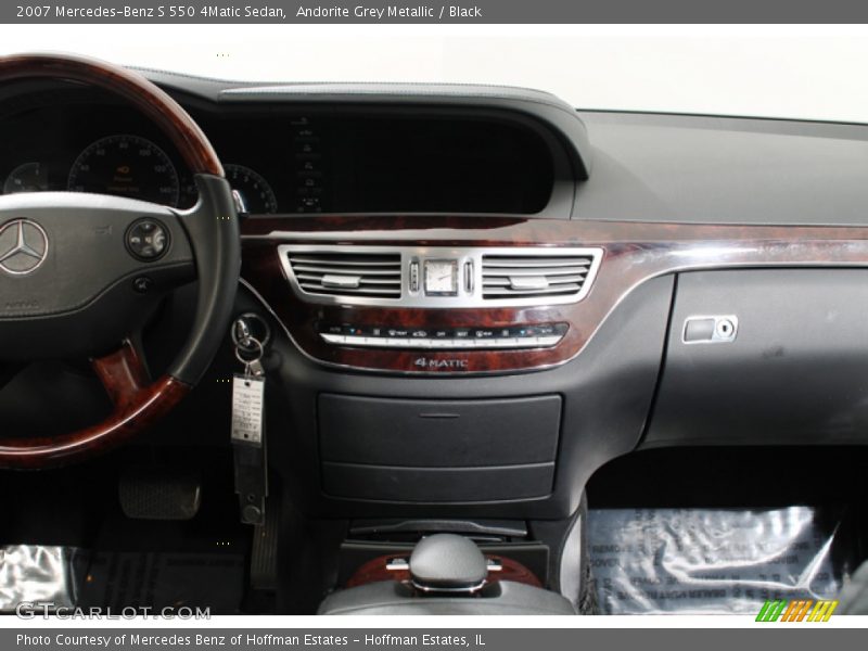 Andorite Grey Metallic / Black 2007 Mercedes-Benz S 550 4Matic Sedan