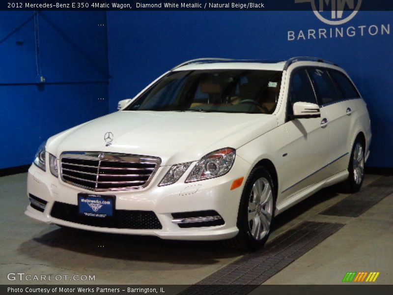 Diamond White Metallic / Natural Beige/Black 2012 Mercedes-Benz E 350 4Matic Wagon