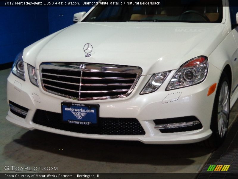 Diamond White Metallic / Natural Beige/Black 2012 Mercedes-Benz E 350 4Matic Wagon