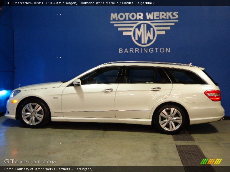 Diamond White Metallic / Natural Beige/Black 2012 Mercedes-Benz E 350 4Matic Wagon