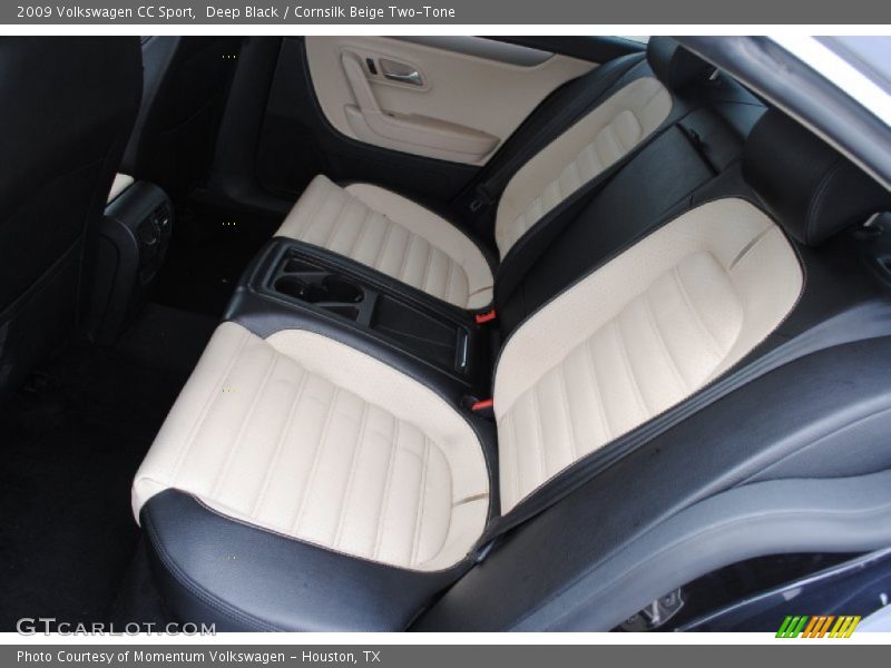 Deep Black / Cornsilk Beige Two-Tone 2009 Volkswagen CC Sport
