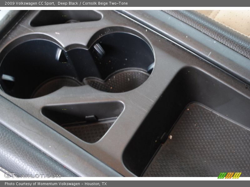 Deep Black / Cornsilk Beige Two-Tone 2009 Volkswagen CC Sport