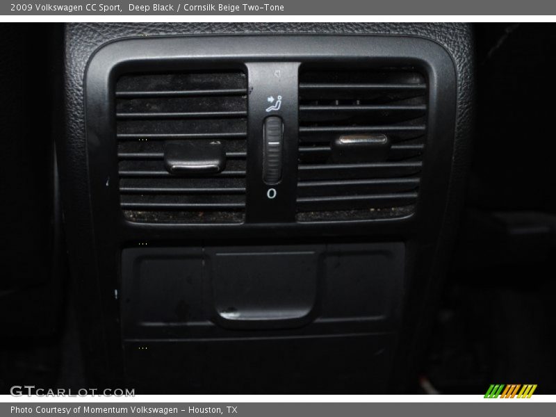 Deep Black / Cornsilk Beige Two-Tone 2009 Volkswagen CC Sport