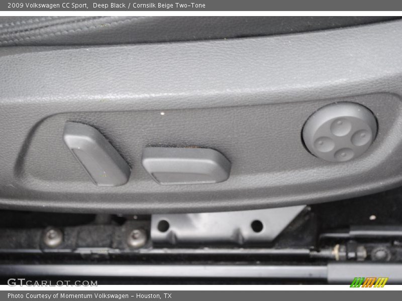 Deep Black / Cornsilk Beige Two-Tone 2009 Volkswagen CC Sport