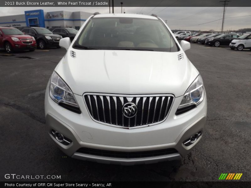 White Pearl Tricoat / Saddle 2013 Buick Encore Leather
