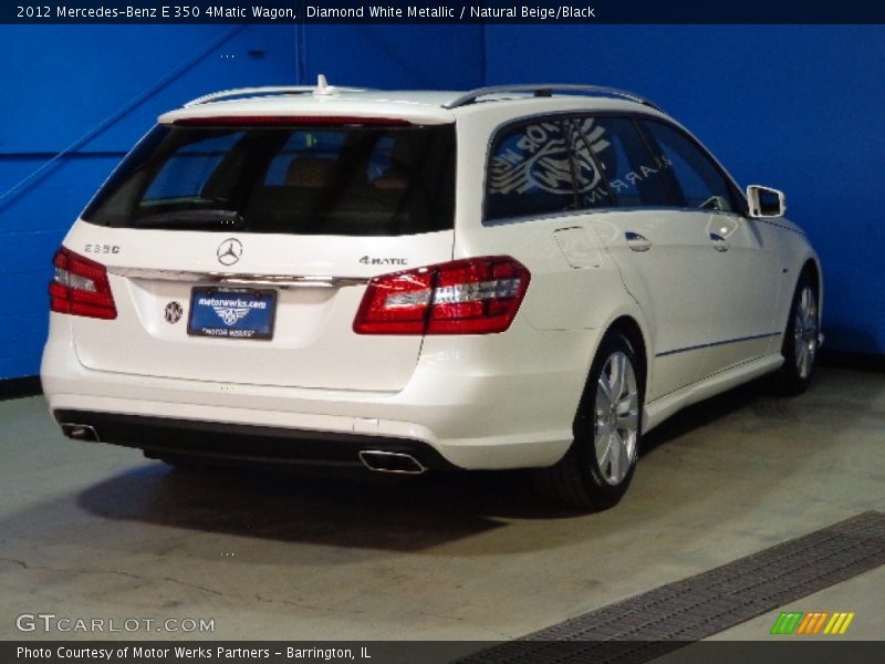 Diamond White Metallic / Natural Beige/Black 2012 Mercedes-Benz E 350 4Matic Wagon