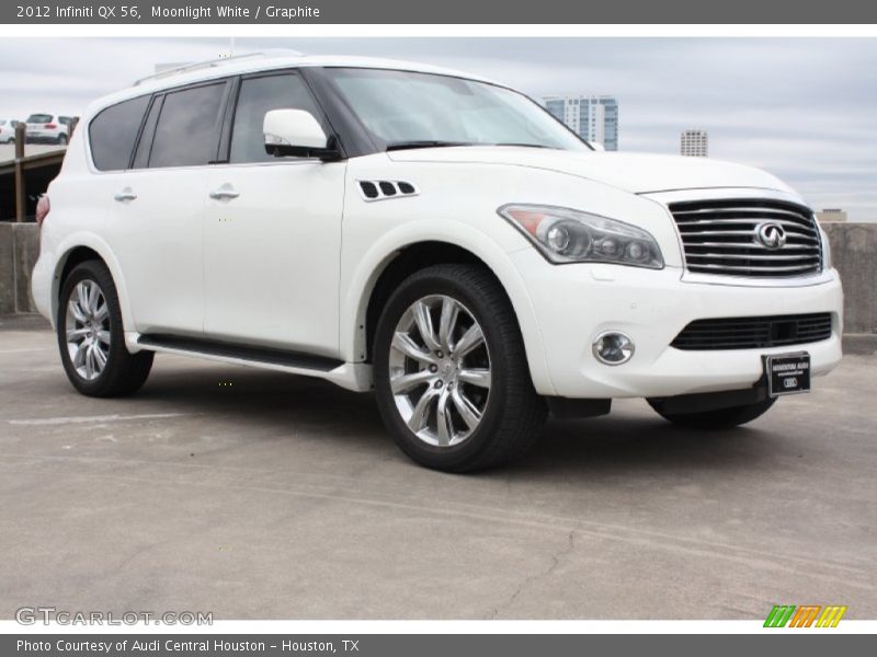 Moonlight White / Graphite 2012 Infiniti QX 56