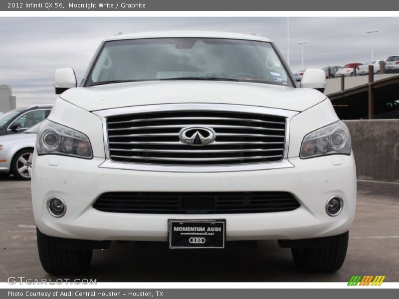 Moonlight White / Graphite 2012 Infiniti QX 56
