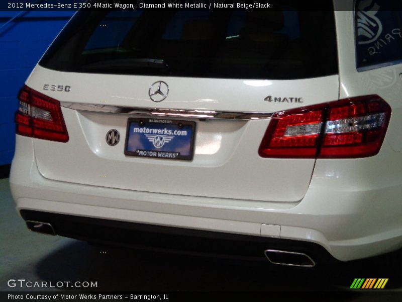 Diamond White Metallic / Natural Beige/Black 2012 Mercedes-Benz E 350 4Matic Wagon