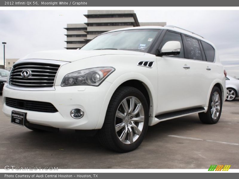 Moonlight White / Graphite 2012 Infiniti QX 56