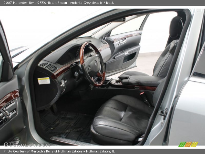  2007 S 550 4Matic Sedan Black Interior