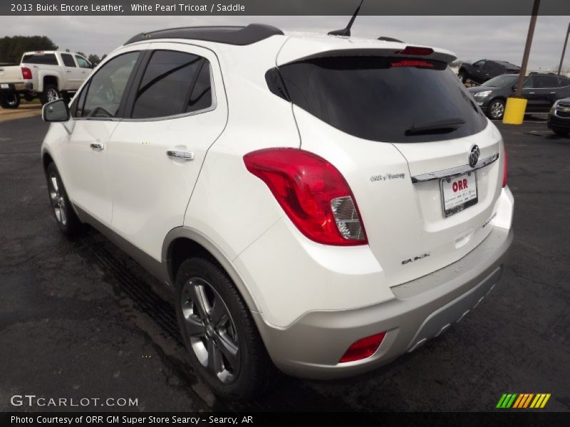 White Pearl Tricoat / Saddle 2013 Buick Encore Leather