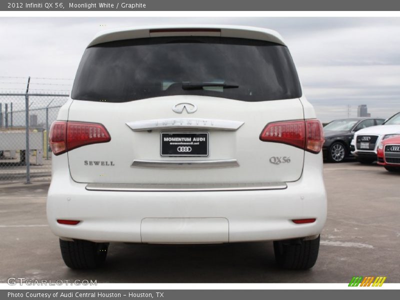 Moonlight White / Graphite 2012 Infiniti QX 56