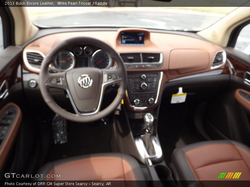 Dashboard of 2013 Encore Leather