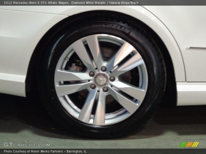 Diamond White Metallic / Natural Beige/Black 2012 Mercedes-Benz E 350 4Matic Wagon