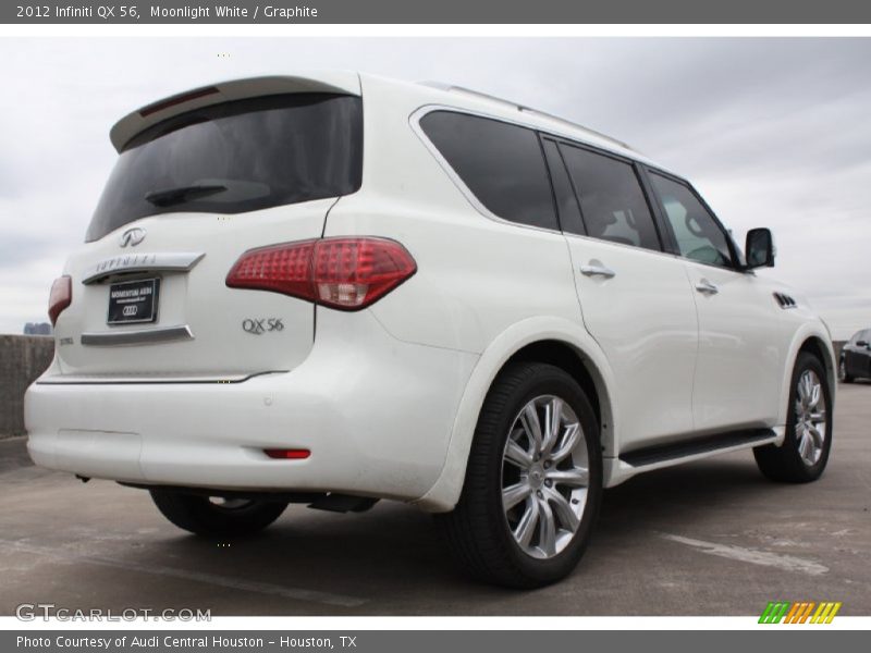 Moonlight White / Graphite 2012 Infiniti QX 56