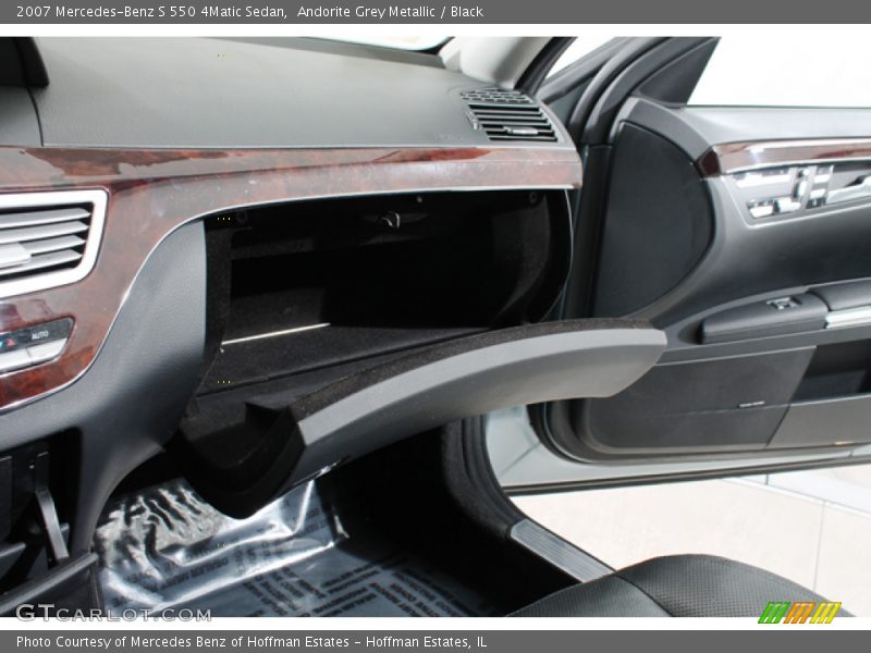 Andorite Grey Metallic / Black 2007 Mercedes-Benz S 550 4Matic Sedan