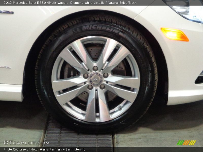 Diamond White Metallic / Natural Beige/Black 2012 Mercedes-Benz E 350 4Matic Wagon