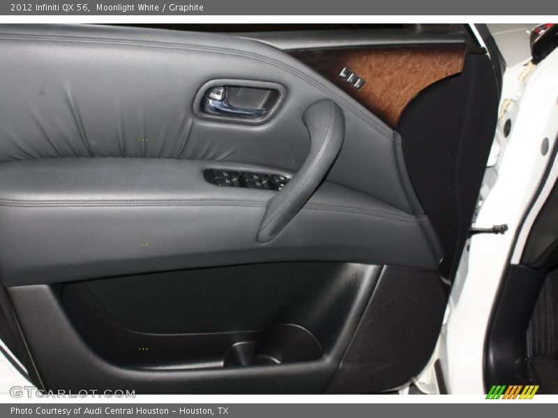 Moonlight White / Graphite 2012 Infiniti QX 56