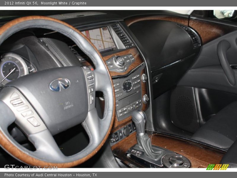 Moonlight White / Graphite 2012 Infiniti QX 56