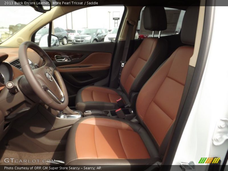 Front Seat of 2013 Encore Leather