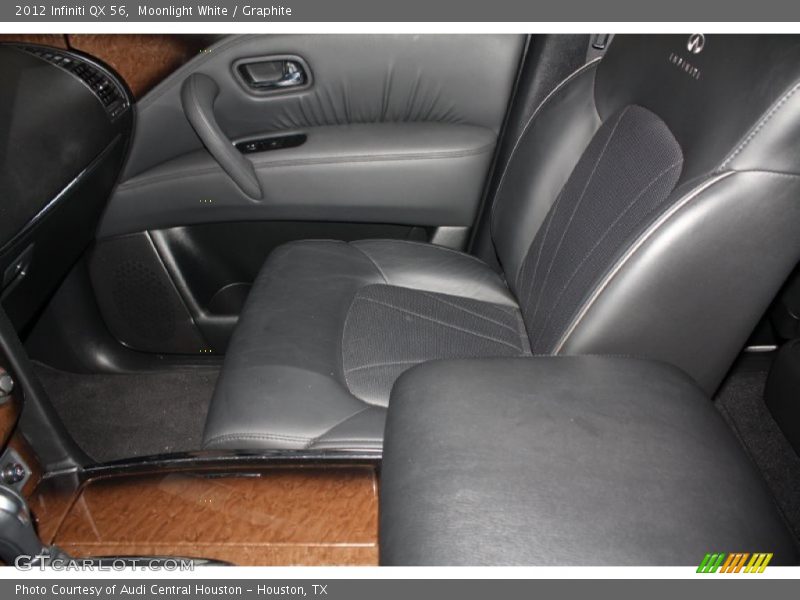 Moonlight White / Graphite 2012 Infiniti QX 56