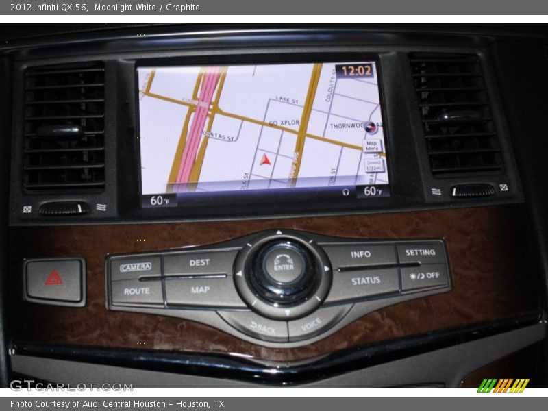 Moonlight White / Graphite 2012 Infiniti QX 56