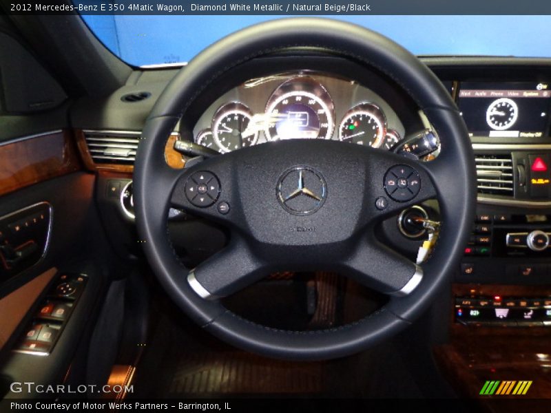 Diamond White Metallic / Natural Beige/Black 2012 Mercedes-Benz E 350 4Matic Wagon